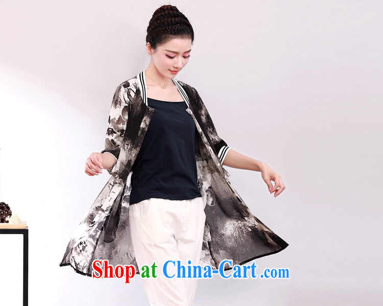 DKchenpin summer 2015 women sunscreen Yi, female thin ice woven shirts long-sleeved, long-wave T-shirt black-and-white stripes 2 XL pictures, price, brand platters! Elections are good character, the national distribution, so why buy now enjoy more preferential! Health