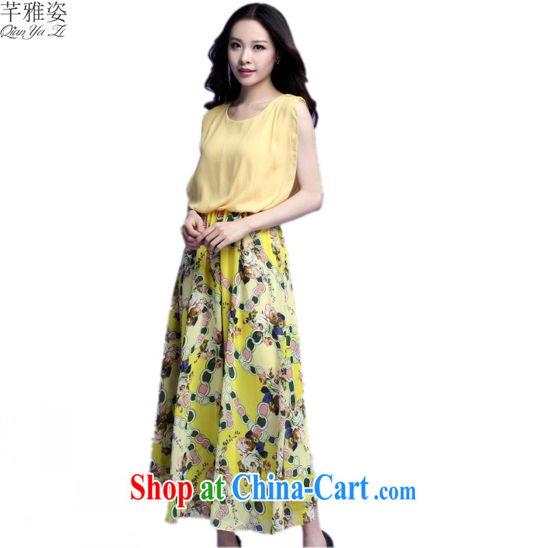 The 2015 summer new Bohemia, dresses and indeed intensify, seaside resort beach skirt snow woven long skirt stamp large skirt mm thick blue XXL approximately 140 - 155 jack, constitution, Jacob (QIANYAZI), online shopping