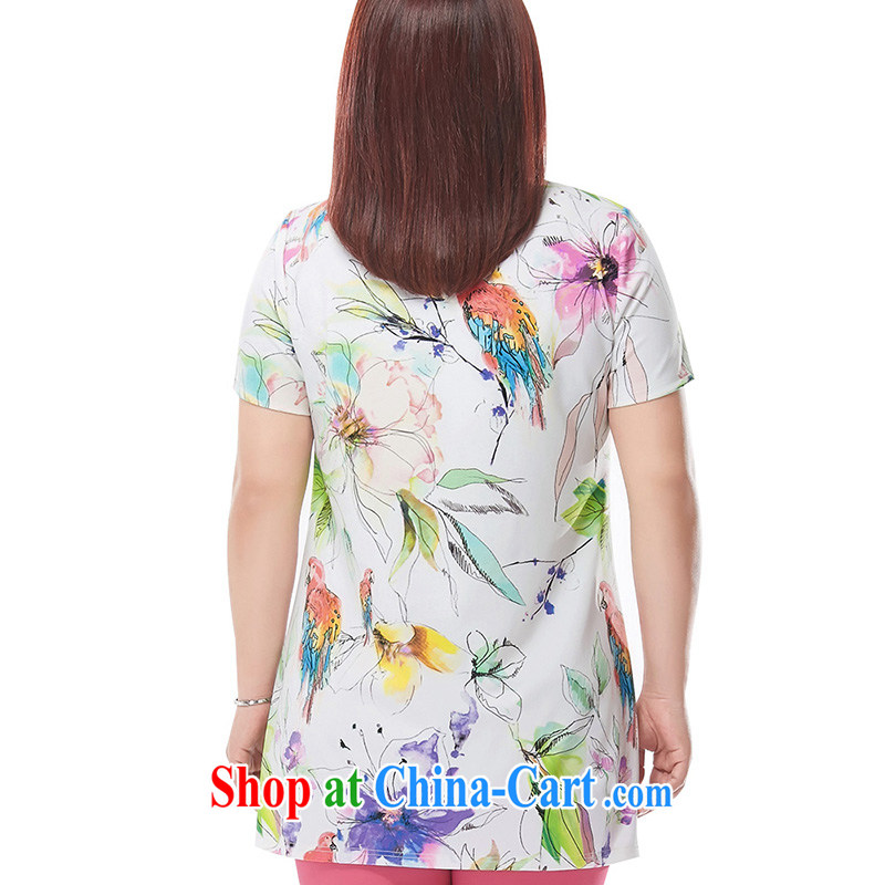 MsShe XL girls 2015 new summer MM on stamp duty for graphics thin T-shirt pre-sale 4597 black on white stamp duty 3 XL - pre-sale on 30 June to arrive, and the Shan poetry, Yee (MSSHE), and shopping on the Internet