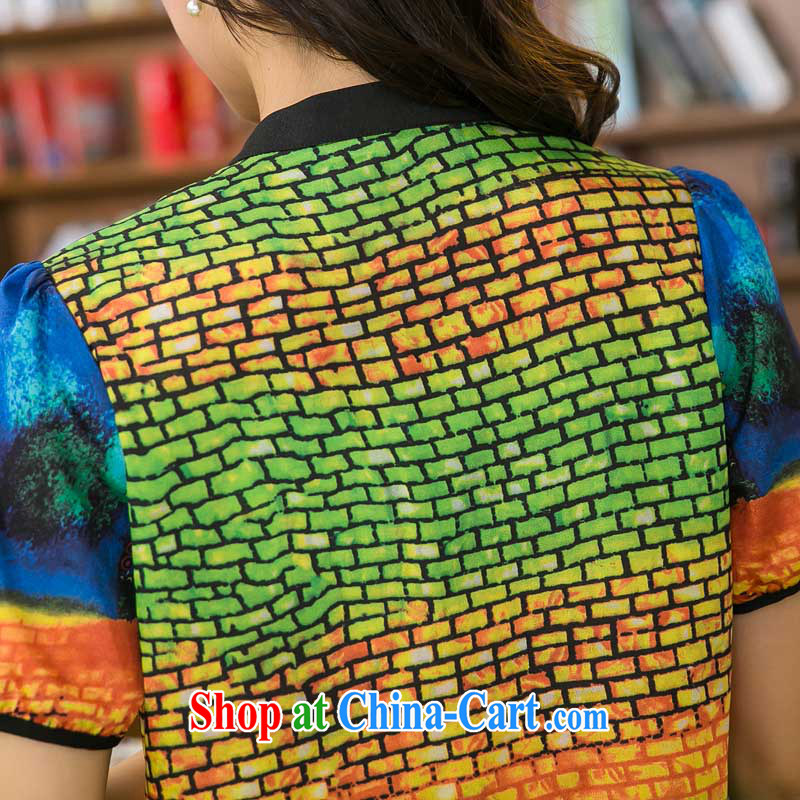 Al Gore, (GOSY) 2015 summer new, large, female, for stamp duty dress multi-colored 4 XL (suitable for weight see details), Al Gore, (GOSY), and, on-line shopping