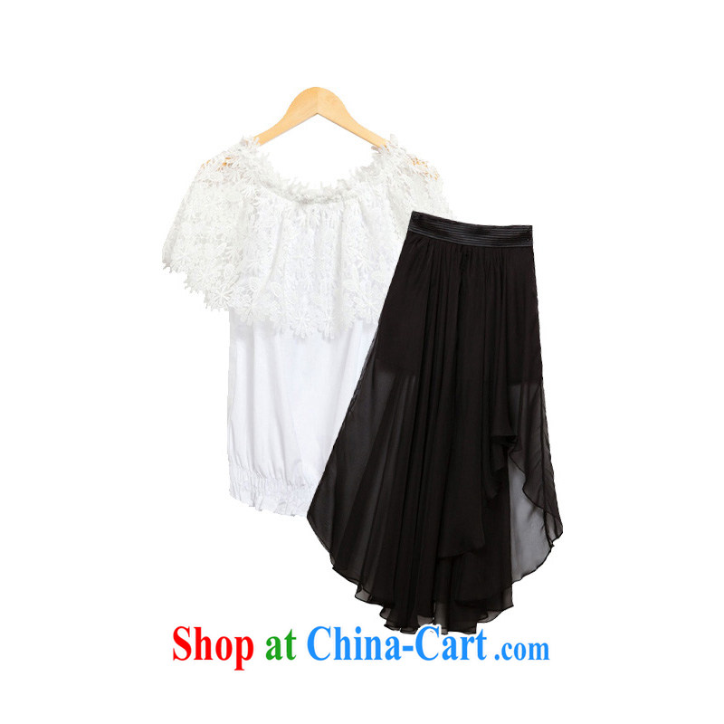 o Ya-ting 2015 New, and indeed increase, female fat mm video thin lace T-shirt T-shirt girls snow-woven dresses skirts package picture color two-piece 5 XL recommends that you 175 - 200 jack, O Ya-ting (aoyating), online shopping