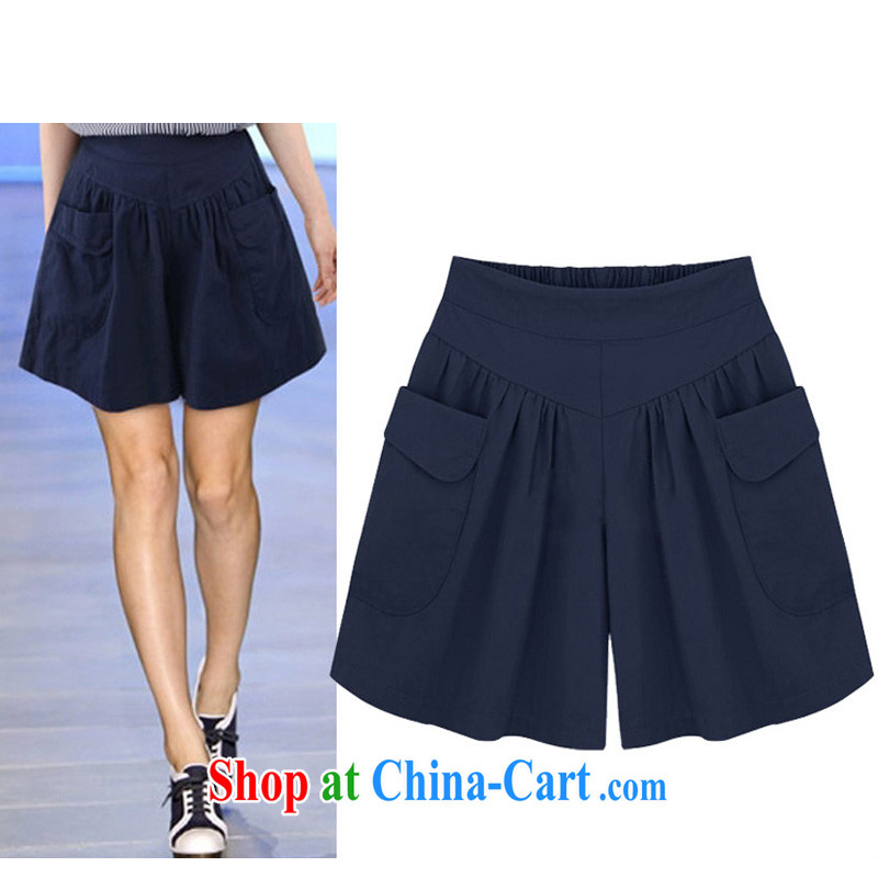 o Ya-ting 2015 New, and indeed increase, female summer mm thick high-waist graphics thin shorts girls pants hot pants dark blue 5 XL recommends that you 175 - 200 jack, O Ya-ting (aoyating), online shopping