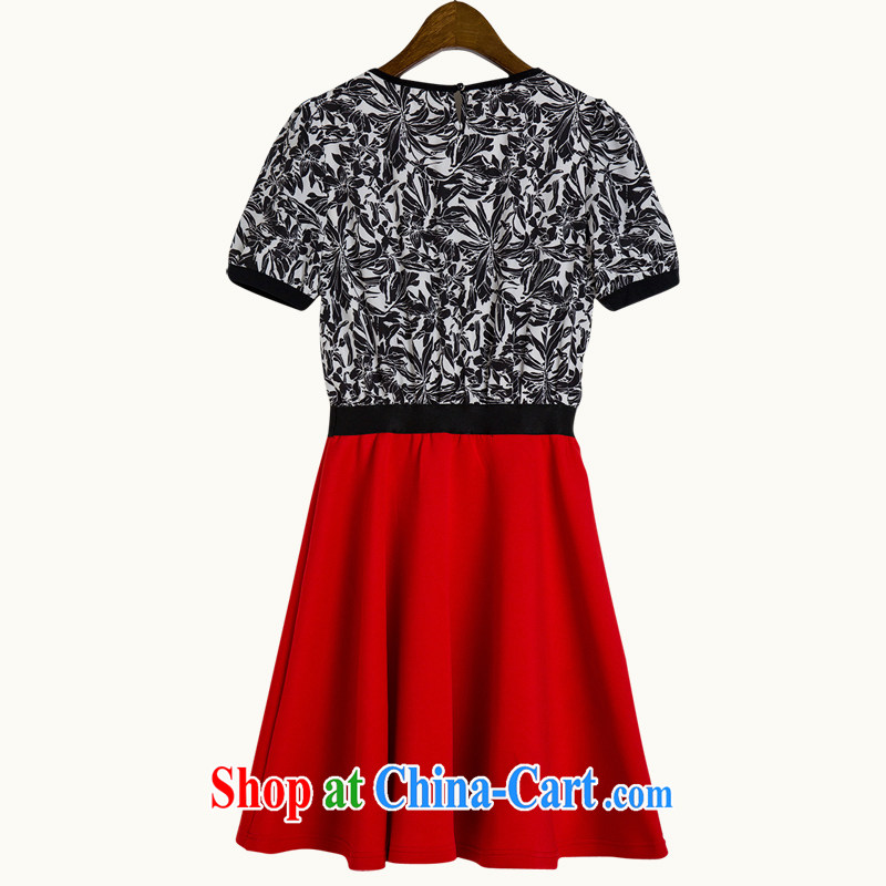 The LAN-XL dresses larger female snow woven thick mm summer 2015 new summer thick sister graphics thin 200 Jack 2193 red XXXXL, Iraq, and, shopping on the Internet