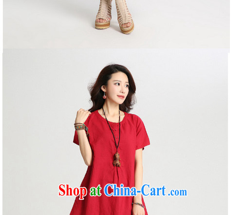 Tower, summer 2015 new women loose the code units the short-sleeved, long, large, female 8637 Tibetan cyan cotton Ma XXXXL 180 - 200 Jack pictures, price, brand platters! Elections are good character, the national distribution, so why buy now enjoy more preferential! Health