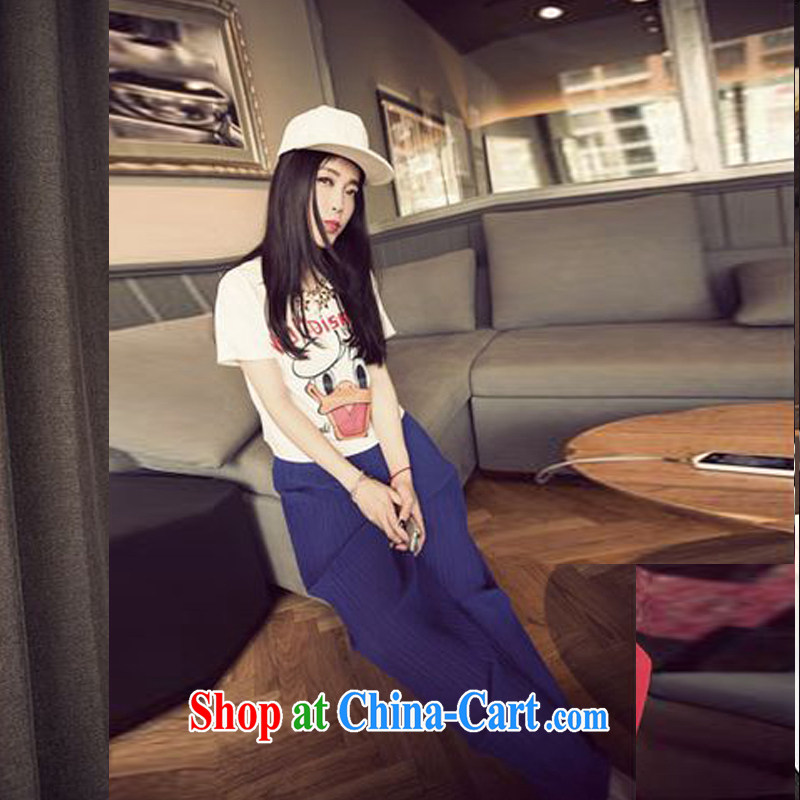 ZZ &FF summer 2015 new Korean version of the greater code female thick MM 200 Jack video thin lantern pants snow woven Harlan pants female blue XXXL (165 - 200 ) jack, ZZ &FF, shopping on the Internet