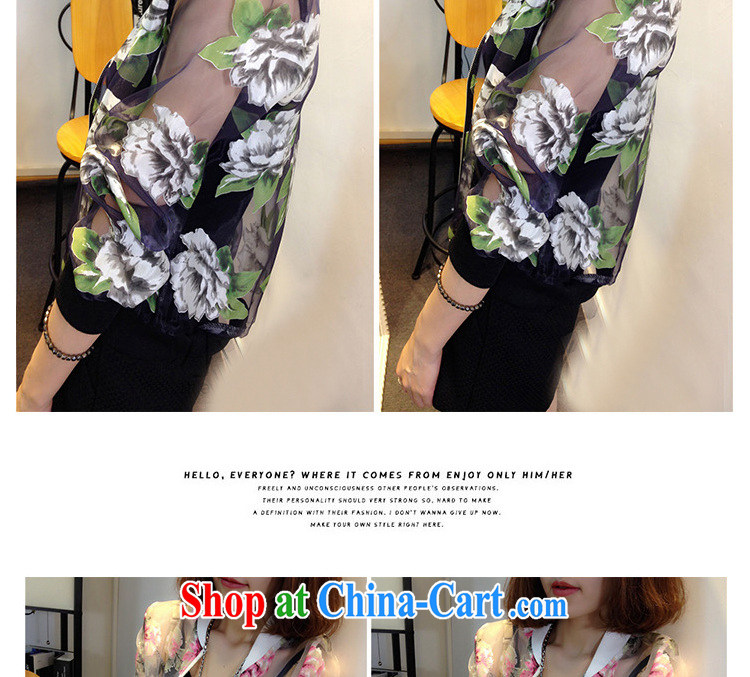 As the bubbles 2015 summer new Korean fashion stamp sunscreen shirt jacket Air Conditioning T-shirt C black green L pictures, price, brand platters! Elections are good character, the national distribution, so why buy now enjoy more preferential! Health