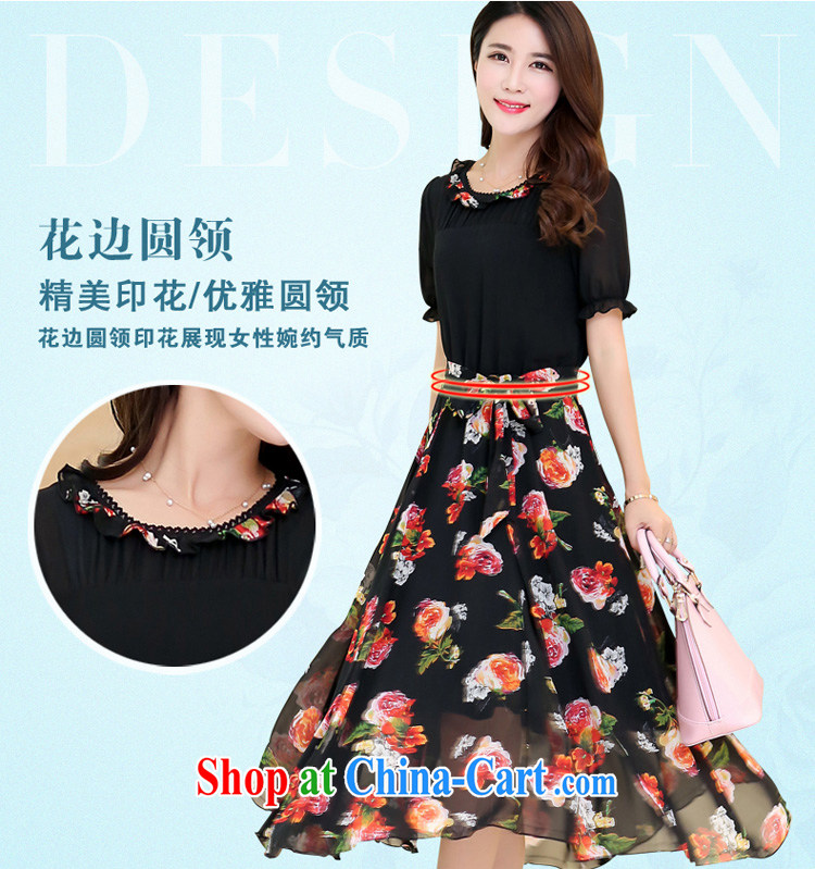 Shin Sung-2015 summer is the XL women mm thick beauty graphics thin floral stitching snow woven stamp long skirt dresses beach skirt, 8027 for pink 4 XL (recommendations 145 - 160 jack) pictures, price, brand platters! Elections are good character, the national distribution, so why buy now enjoy more preferential! Health