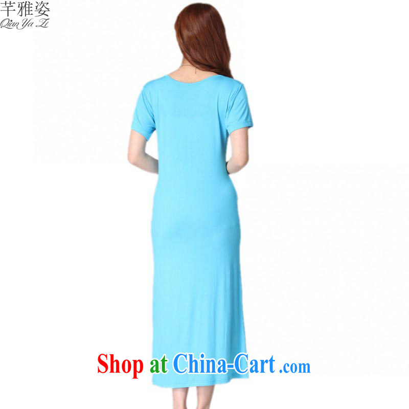 The Zhao defaults to His Excellency, the dresses and ventricular hypertrophy, clothing and Leisure solid color long skirt simplicity with comfort. Long skirt mm thick solid skirt ladies skirt black 3 XL approximately 140 - 170 jack, constitution, Jacob (QIANYAZI), online shopping