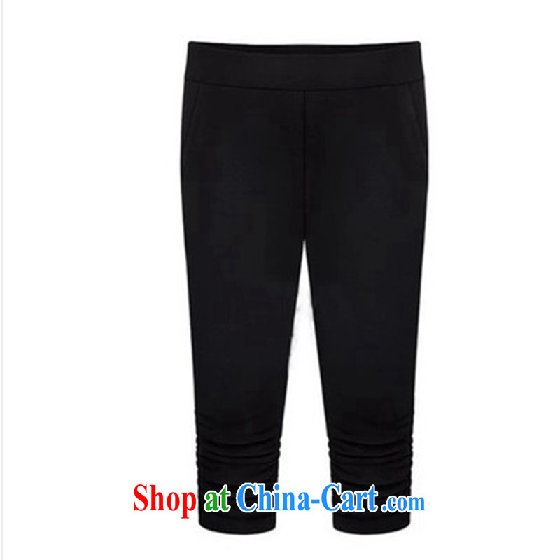 The EITAI Code women summer 2015 the FAT and FAT sister 7 pants black 5 XL, EITAI, online shopping