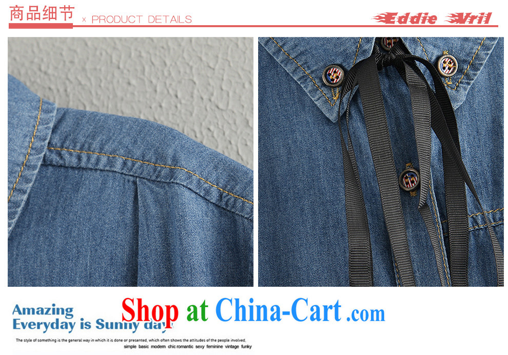 The EddieVril Code women summer 2015 new, the United States and Europe, denim dress short-sleeved comfort and breathability pregnant women 8890 skirt denim color code pictures, price, brand platters! Elections are good character, the national distribution, so why buy now enjoy more preferential! Health