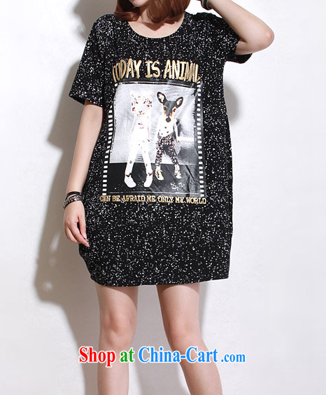 Let me clear the Advisory Committee summer new Korean version loose video thin and thick XL women mm thick, long, T shirt short-sleeved-yi skirt black loose all code pictures, price, brand platters! Elections are good character, the national distribution, so why buy now enjoy more preferential! Health