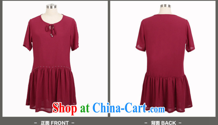 Morning would be 2015 summer New, and indeed increase, female hot drill cultivating graphics thin short-sleeve snow-woven dresses 200 Jack mm thick loose snow woven dresses wine red 5 XL (recommendations 180 - 200 jack) pictures, price, brand platters! Elections are good character, the national distribution, so why buy now enjoy more preferential! Health