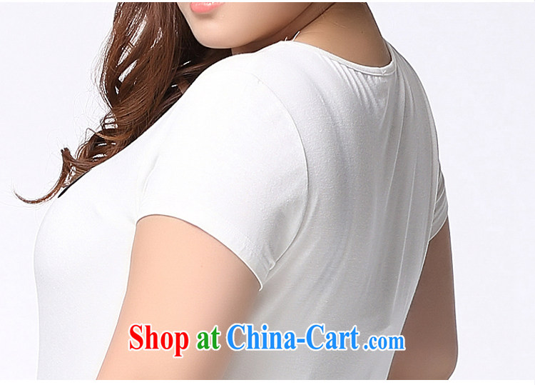 The mine-clearance, Mark mm thick larger female summer new short-sleeved shirt T Korea and indeed increase graphics thin round-collar T-shirt 1155 white XXXL (recommendations of chest 126 cm left and right) pictures, price, brand platters! Elections are good character, the national distribution, so why buy now enjoy more preferential! Health