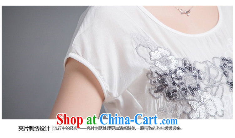 Friends Benefit from favorable short-sleeve cotton the dresses summer 2015 new, larger female Art Nouveau embroidery two-piece dress lace Kit skirt blue 3 XL pictures, price, brand platters! Elections are good character, the national distribution, so why buy now enjoy more preferential! Health