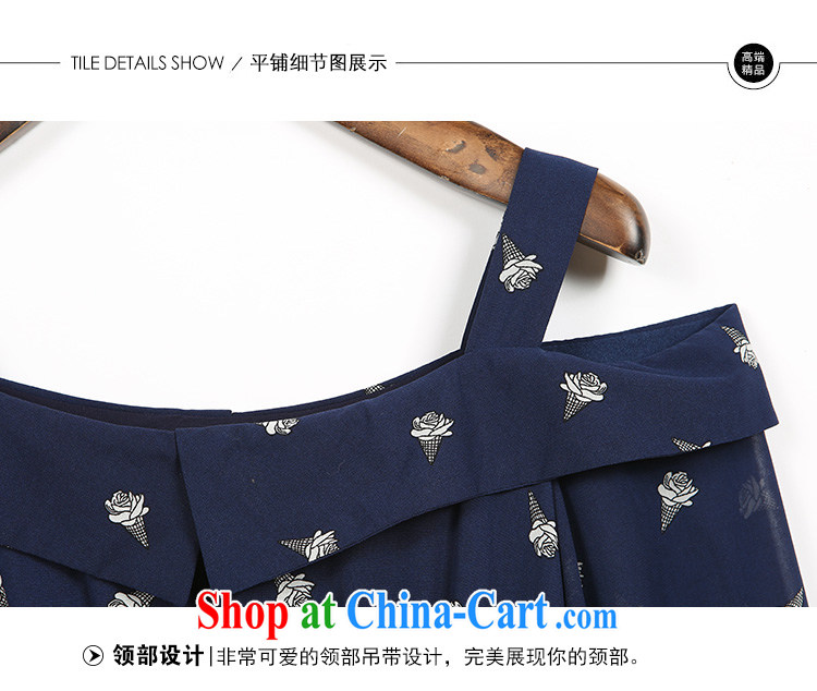 Mr Tang year summer new 200 Jack thick MM dress code the dress your shoulders loose stamp long skirts dark blue 1612 XL 5 180 - 195 Jack left and right pictures, price, brand platters! Elections are good character, the national distribution, so why buy now enjoy more preferential! Health