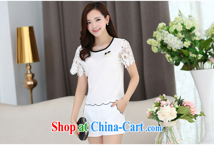 As the bubbles and Leisure Korean version small Hong Kong Wind name Yuan stylish package girls Summer students Two-piece sweet lace sleeveless 805 DP white L pictures, price, brand platters! Elections are good character, the national distribution, so why buy now enjoy more preferential! Health