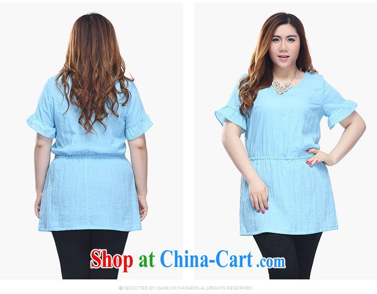 Slim Li-su 2015 summer new, larger female fashion horn cuff video thin elasticated waist section round-collar dress Q 7815 black 5 XL pictures, price, brand platters! Elections are good character, the national distribution, so why buy now enjoy more preferential! Health
