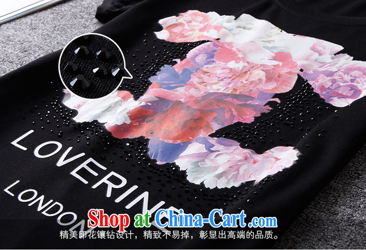 Yu Wei SIA 2015 new large, female summer graphics thin short-sleeved stitching stamp snow woven dresses female Y 66,008 black 4 XL (recommendations 160 - 175 jack) pictures, price, brand platters! Elections are good character, the national distribution, so why buy now enjoy more preferential! Health