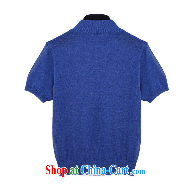 Tang year summer fashion in Europe and the Code female Two-piece thick MM linen cotton knit T shirt + width and 7 pants blue 1983 XL 5 180 - 195 jack, Tang, and shopping on the Internet