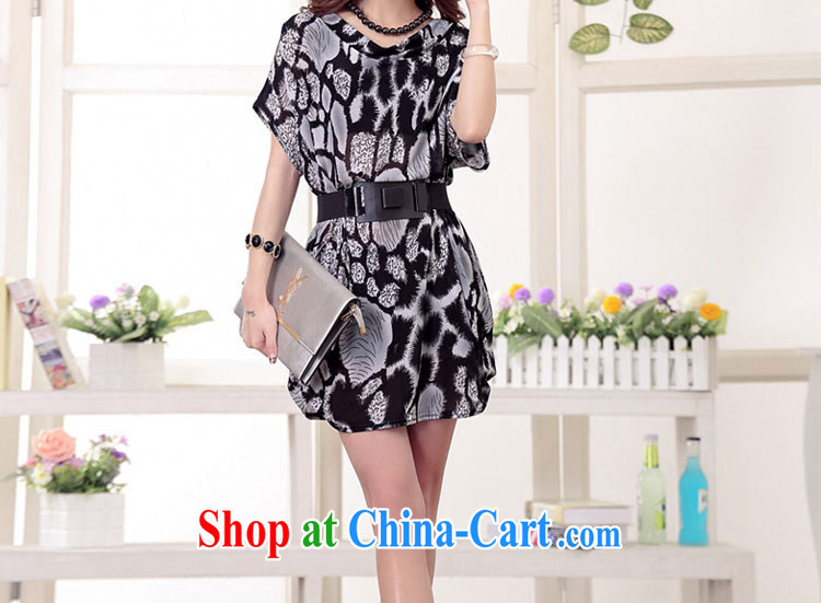 LRWY larger female summer new, older black Leopard dress summer 2015 ultra-liberal 200 Jack ice silk skirt maternity dress Black (the belt) are codes - For 100 jack - 200 catties MM pictures, price, brand platters! Elections are good character, the national distribution, so why buy now enjoy more preferential! Health