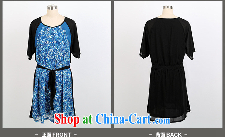 Morning would be 2015 summer new Korea and indeed increase, female lace stitching, embossed snow woven dresses thick mm knocked color blue and white porcelain stamp skirt blue 5 XL (recommendations 180 - 200 jack) pictures, price, brand platters! Elections are good character, the national distribution, so why buy now enjoy more preferential! Health