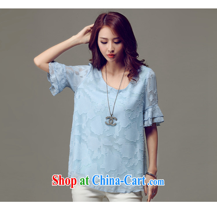 In addition, 2015 new, larger female summer thick, graphics thin, jacquard flouncing snow cuff woven shirts, long, loose shirt T 5021 pink XXL pictures, price, brand platters! Elections are good character, the national distribution, so why buy now enjoy more preferential! Health