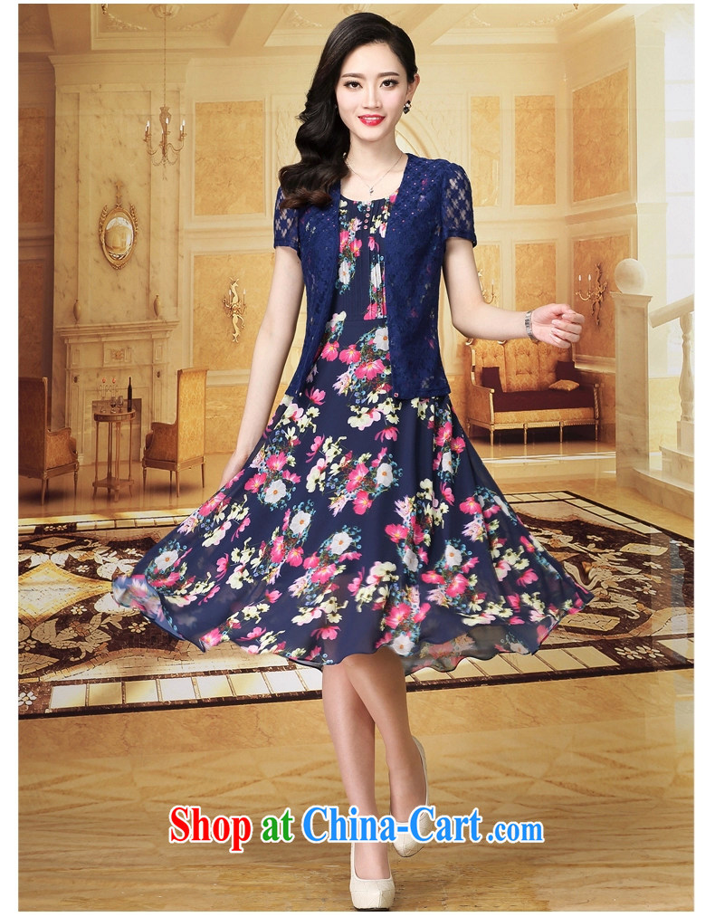 The Chul-poetry (Yizensn) Korean version 2015 summer New Beauty Fashion snow woven dresses Y 10,003 blue XXXL pictures, price, brand platters! Elections are good character, the national distribution, so why buy now enjoy more preferential! Health