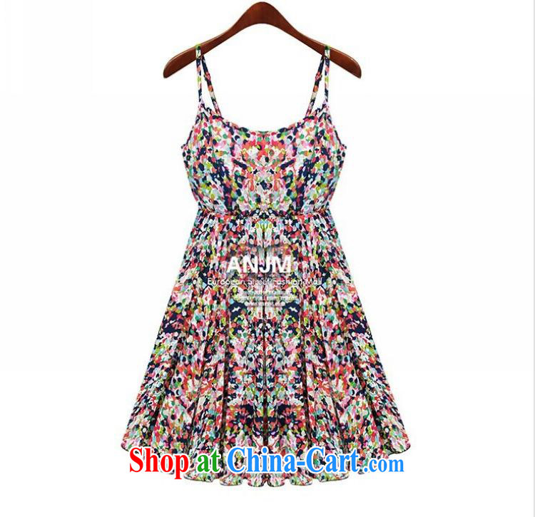 The sum 2015 Summer in Europe and the Code beach skirts and indeed intensify dress thick MM graphics thin fragile flower snow woven strap skirt 200 jack to wear picture color XXXXXL pictures, price, brand platters! Elections are good character, the national distribution, so why buy now enjoy more preferential! Health