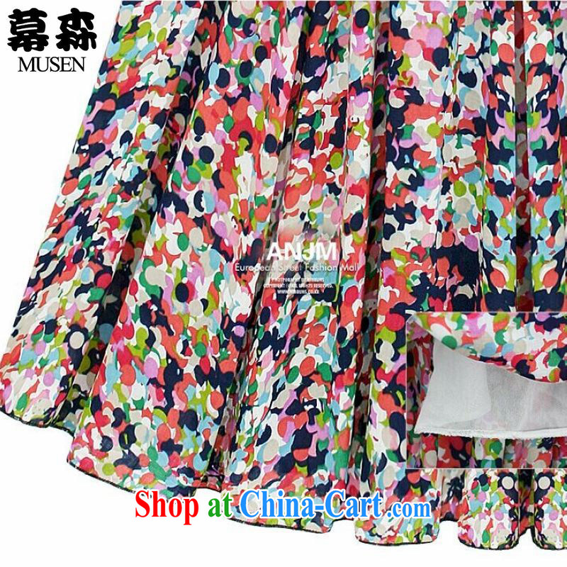 The sum 2015 Summer in Europe and the Code beach skirts and indeed intensify dress thick MM graphics thin fragile flower snow woven strap skirt 200 jack to wear picture color XXXXXL, sum, and on-line shopping