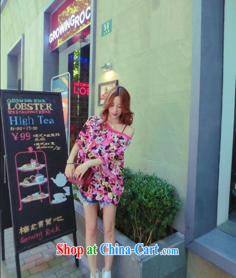 The sum 2015 summer Korean version of the greater code female digital stamp duty-paid V T shirts thick sister large code bat T-shirt 200 jack to wear picture color XXXL pictures, price, brand platters! Elections are good character, the national distribution, so why buy now enjoy more preferential! Health