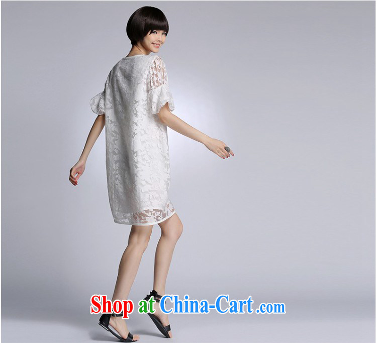 Also, the 2015 summer New Style fashion, long, large, dresses 1106 white XXXL pictures, price, brand platters! Elections are good character, the national distribution, so why buy now enjoy more preferential! Health