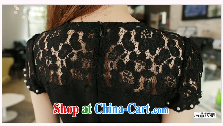 NOS thick MM cultivating graphics thin sweet temperament lace round-collar bubble cuff short-sleeved dresses Q 111,601 Black Large Number 4 XL pictures, price, brand platters! Elections are good character, the national distribution, so why buy now enjoy more preferential! Health