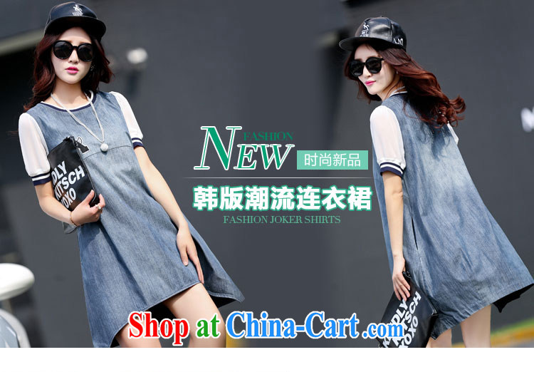 First and foremost, Feng-ling 2015 summer new loose the code denim dress 591 photo color L pictures, price, brand platters! Elections are good character, the national distribution, so why buy now enjoy more preferential! Health