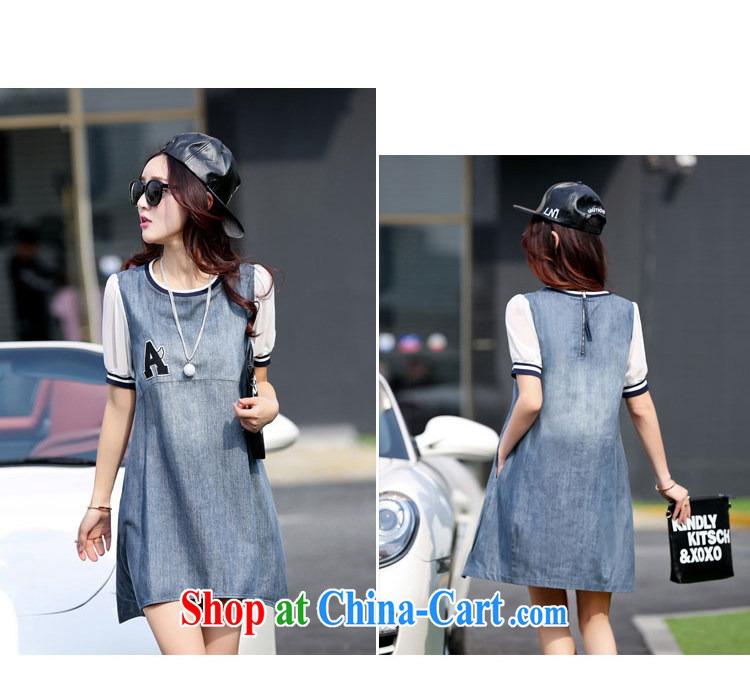 First and foremost, Feng-ling 2015 summer new loose the code denim dress 591 photo color L pictures, price, brand platters! Elections are good character, the national distribution, so why buy now enjoy more preferential! Health