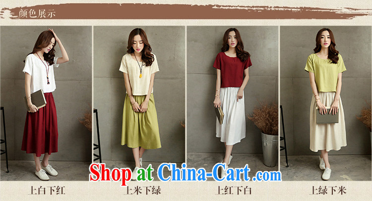 In accordance with their beautiful 100 new female cotton Ma dress Kit Spring and Summer Art Nouveau beauty small incense, linen two-piece dress F - 1076 - 370 green clothing and white aprons XXL pictures, price, brand platters! Elections are good character, the national distribution, so why buy now enjoy more preferential! Health