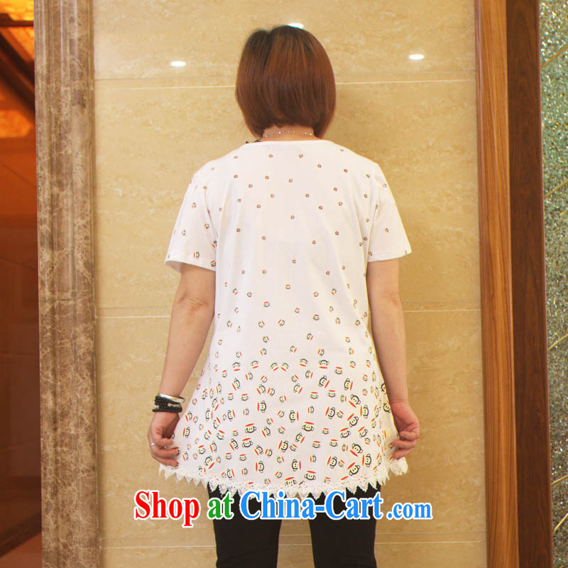 Xin Kai surplus summer 2015 new, thick, dress, long, large, blouses white 4XL, Xin Kai Ying (xin kai ying), shopping on the Internet