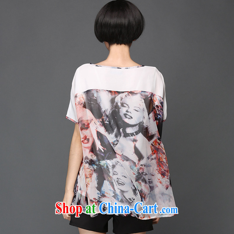 Director of summer 2015 with new 200 jack is indeed the XL women mm thick short-sleeved stamp loose T shirt T-shirt snow woven shirts 1364 fancy the code 3 160 XL around jack, Director (Smeilovly), and, on-line shopping