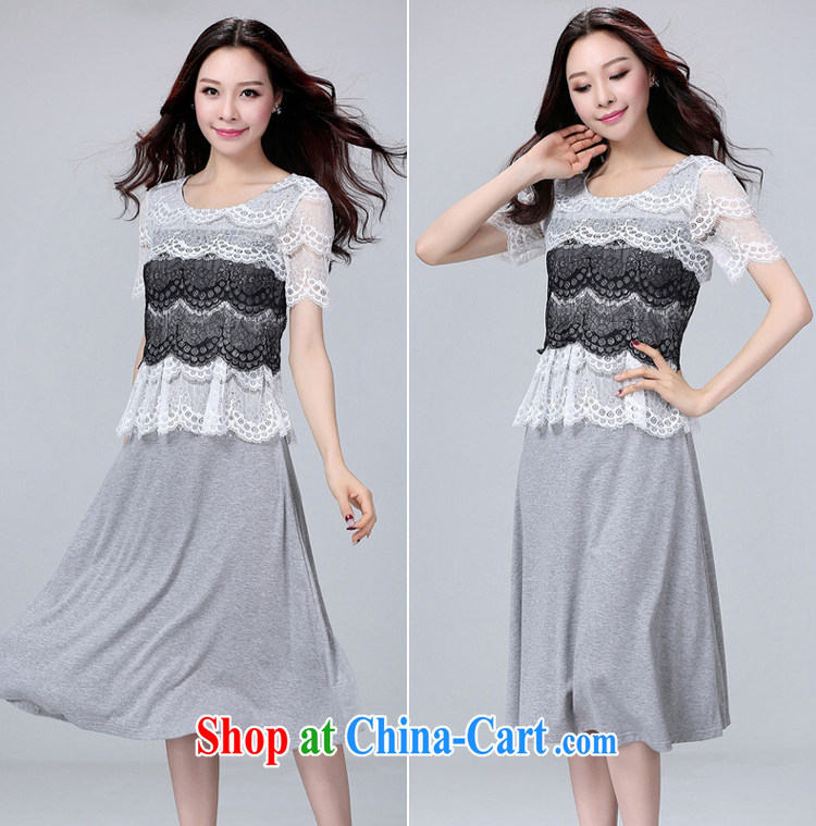 The 618 to The Tower, the code female fat people dress thick mm 2015 summer new, thick sister Korean long dresses girls skirts gray XXXL recommendations 150 - 175 Jack pictures, price, brand platters! Elections are good character, the national distribution, so why buy now enjoy more preferential! Health
