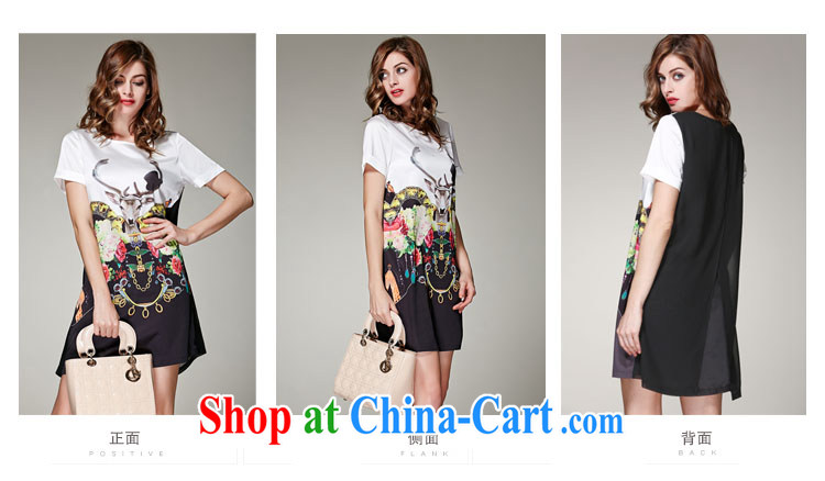 Europe is still the largest, dresses summer beauty graphics thin 2015 focused on Europe and in mm long skirt high waist stamp short-sleeved, white skirt the code L pictures, price, brand platters! Elections are good character, the national distribution, so why buy now enjoy more preferential! Health