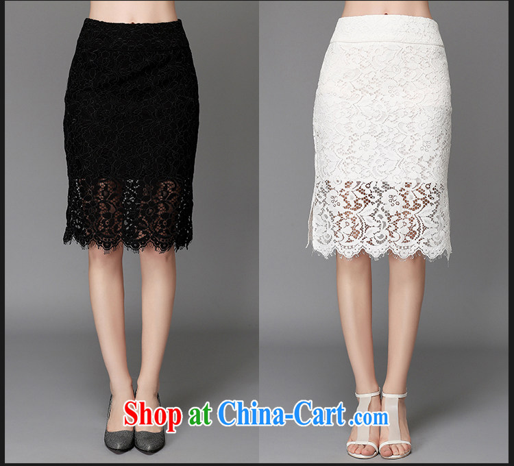 Connie's dream in Europe high-end large, female summer mm thick aura stitching lace dress two-piece body packages and elegant further skirt G - F 761 black XXXXL pictures, price, brand platters! Elections are good character, the national distribution, so why buy now enjoy more preferential! Health