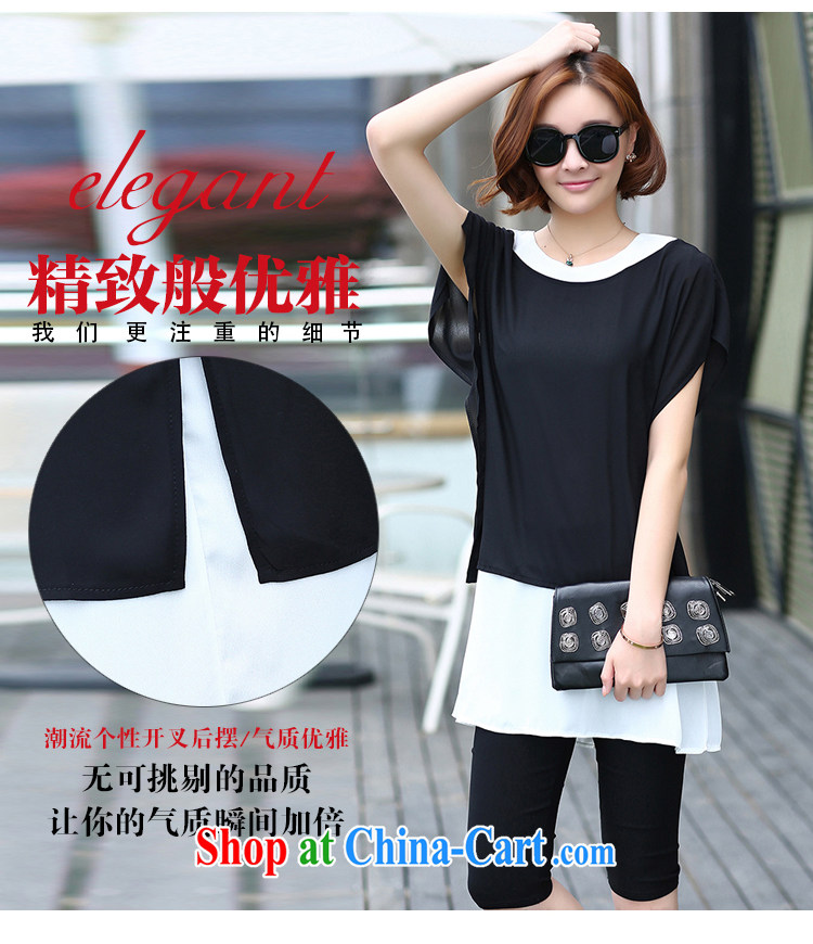 What charm larger female 2 piece kit 2015 summer new graphics thin T-shirt T-shirt V 233 black XL pictures, price, brand platters! Elections are good character, the national distribution, so why buy now enjoy more preferential! Health