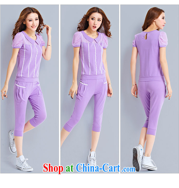 Under the 2015 new cotton snow woven short-sleeved larger female summer casual women light pink XXXL pictures, price, brand platters! Elections are good character, the national distribution, so why buy now enjoy more preferential! Health