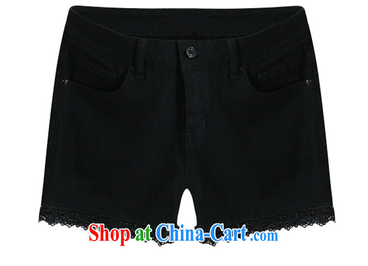 Szili and Macedonia is indeed XL 200 Jack female pants 2015 summer New MM thick sister loose video thin cotton shorts girl hot pants lace stitching 100 ground black 7 XL pictures, price, brand platters! Elections are good character, the national distribution, so why buy now enjoy more preferential! Health