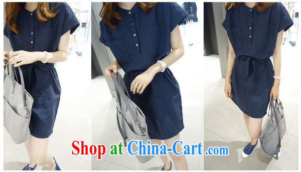 measures, including the Korean style retro short-sleeve cotton Ma dress loose-waist beauty graphics thin solid white dress M pictures, price, brand platters! Elections are good character, the national distribution, so why buy now enjoy more preferential! Health