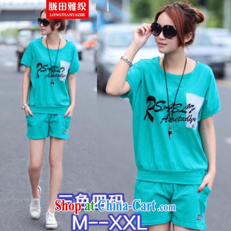 measures, the Organization bat T-shirt Han version T shirts shorts female uniforms package summer leisure Package white XXL