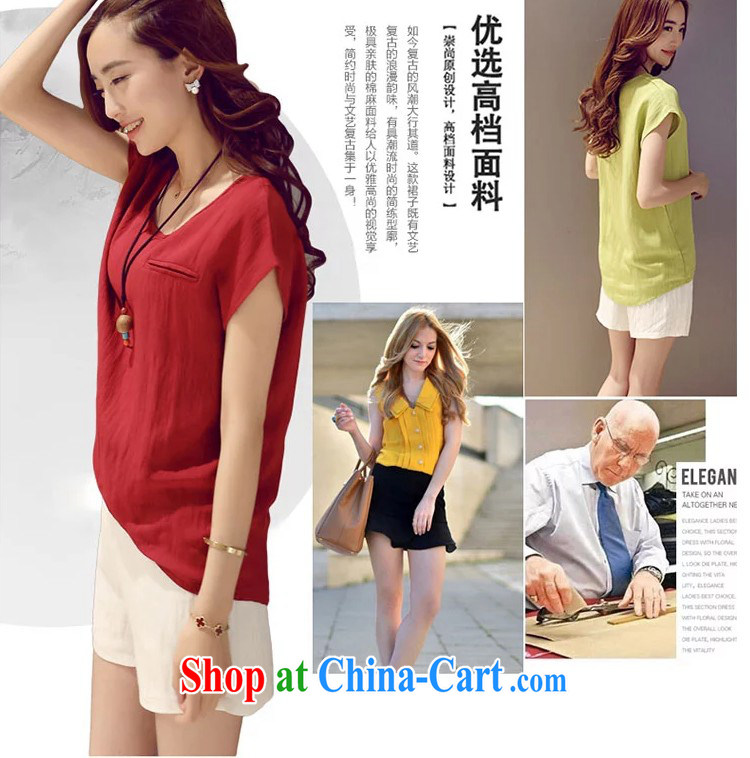 Left align the payment 2015 new girls summer fashion the code cotton Ma meter wide leg Trouser press + cotton Ma T-shirt two-piece lounge suite, red, and white M pictures, price, brand platters! Elections are good character, the national distribution, so why buy now enjoy more preferential! Health