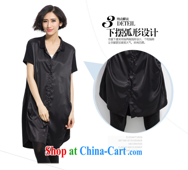 Eternal show Summer 2015 mm thick new, larger female single-snap loose video thin, long shirt, white 2XL pictures, price, brand platters! Elections are good character, the national distribution, so why buy now enjoy more preferential! Health