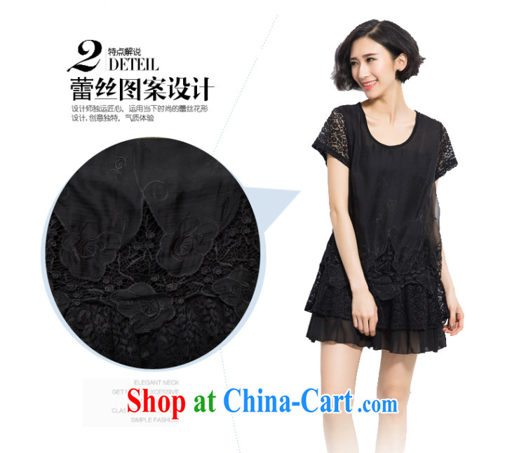 Eternal show Summer 2015 mm thick new, larger female stylish Openwork hook bud silk graphics thin dresses apricot 4 XL pictures, price, brand platters! Elections are good character, the national distribution, so why buy now enjoy more preferential! Health