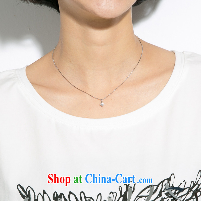 Eternal show Summer 2015 mm thick new, larger female personality owl stamp bat sleeves video thin T pension white XL, eternal, and the show, and shopping on the Internet