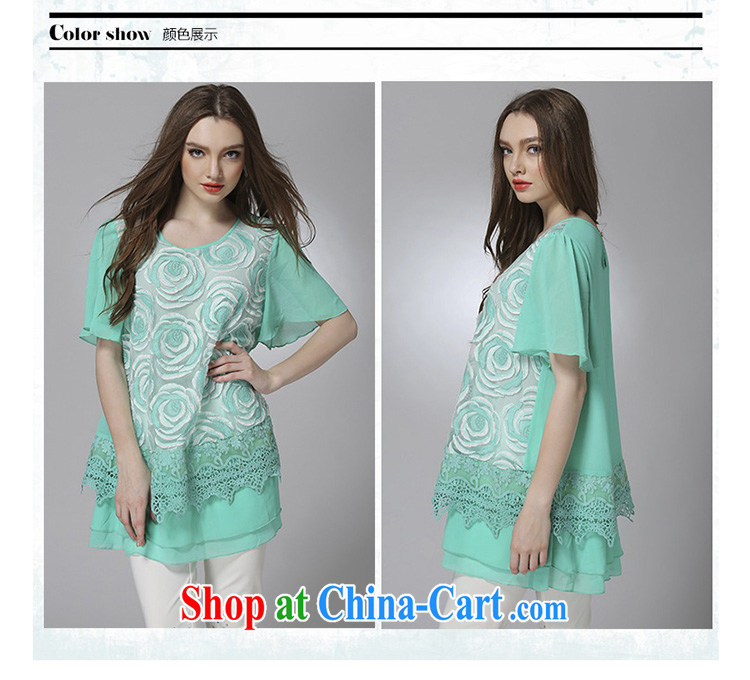 Classes, Evelyn, 2015 summer new 200 Jack thick sister King, female thick mm short-sleeve lace lace snow woven dresses B 1039 green 5 XL pictures, price, brand platters! Elections are good character, the national distribution, so why buy now enjoy more preferential! Health